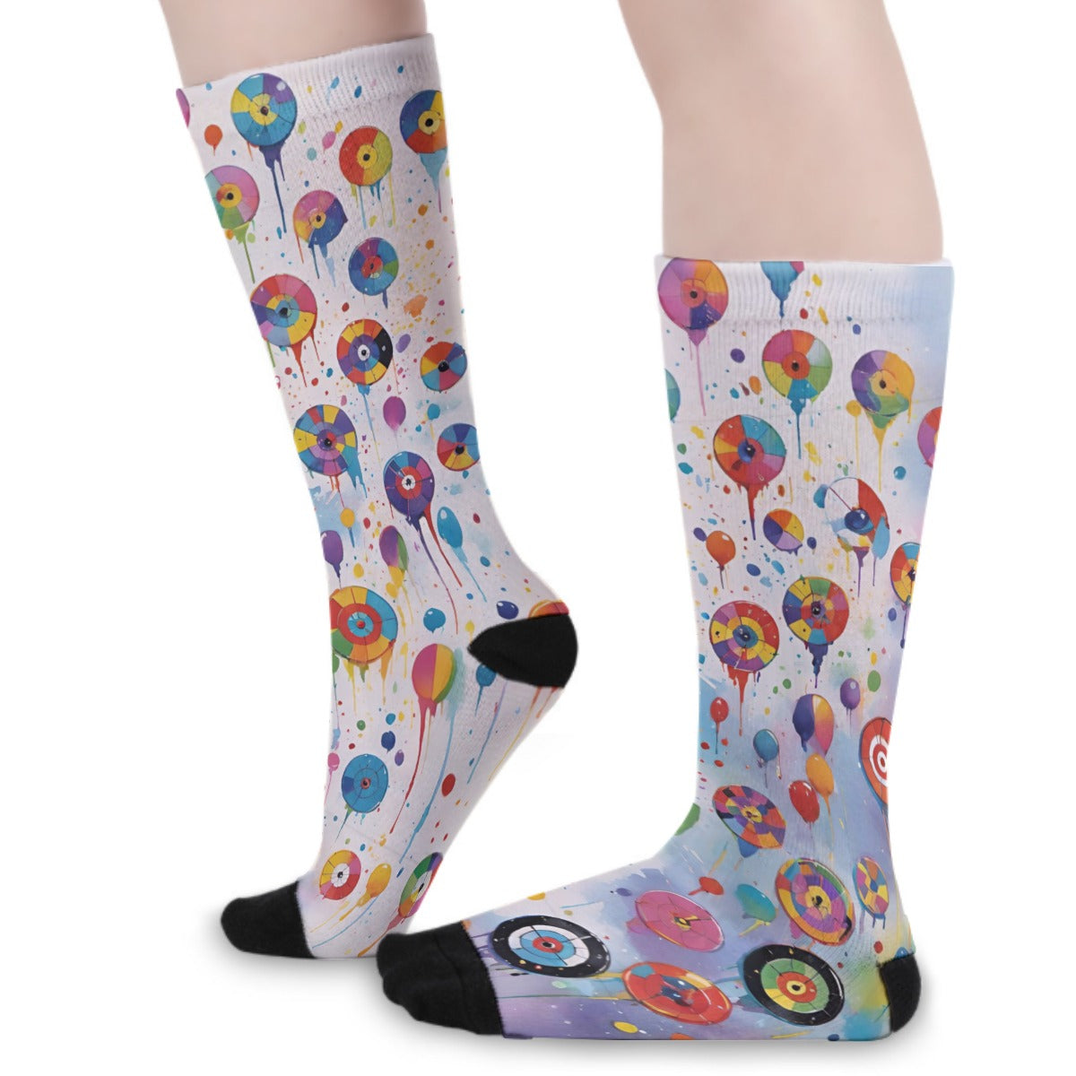 Color Wonder Dartboard Socks