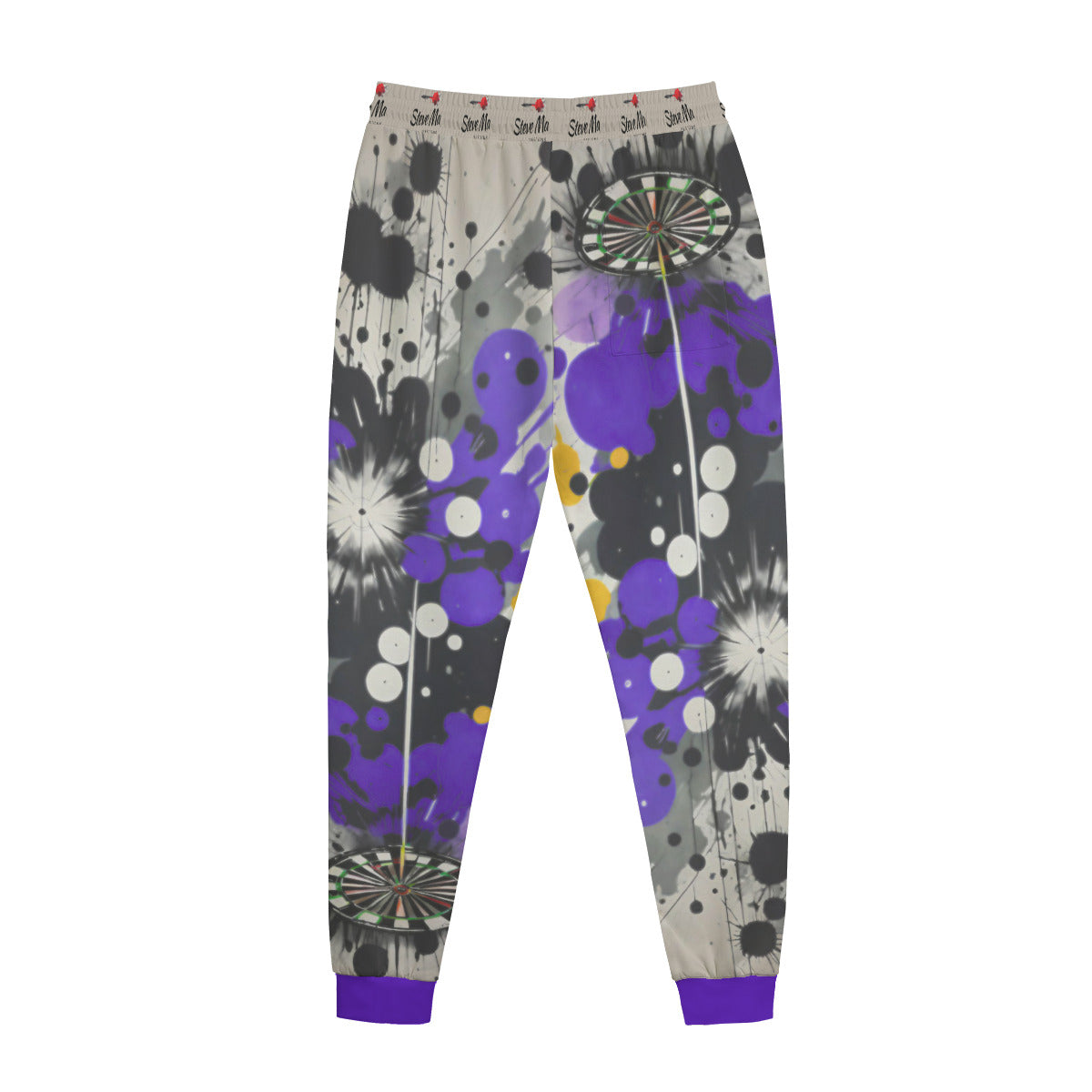 Galactic Graffiti Dart Print Joggers