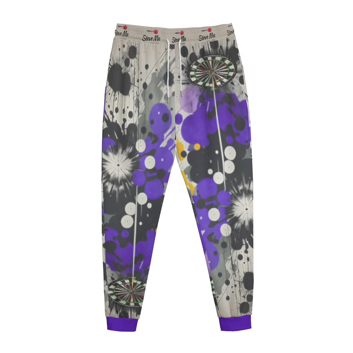 Galactic Graffiti Dart Print Joggers